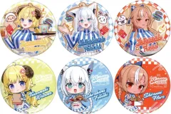 【中古】バッジ・ピンズ 全6種セット 「バーチャルYouTuber ホロライブ×ウェンディーズ・ファーストキッチン 『BAKATARE DINER』 トレーディング缶バッジ」