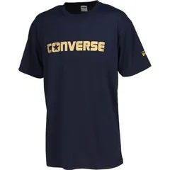 【新品】【Sサイズのみ】CONVERSE(コンバース) メンズ ユニセックス バスケット Tシャツ メンズ プリント Tシャツ半袖 バスケウェア トレーニング バスケット 吸湿速乾 機能ティーシャツ　ネイビー　CB231356-2900-S