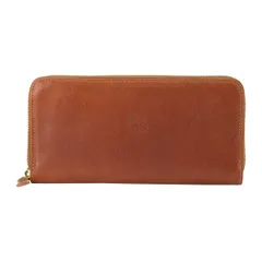 新品 イルビゾンテ IL BISONTE 長財布 CLASSIC ZIP AROUND WALLET セピア
