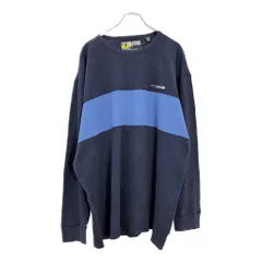 POLO JEANS ポロジーンズ ラルフローレン 長袖サーマルＴシャツ 大きいサイズ バイカラー ネイビー(メンズ 2XT)中古 古着 U9023