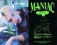 【中古】コレクションカード(男性) Stray Kids/Hyunjin(ヒョンジン)/裏面黒・印刷サイン入り/「Stray Kids 2nd World Tour MANIAC in Seoul」ランダムフォトカード