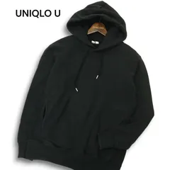 UNIQLO U ユニクロ ユー ルメール 秋冬★ プルオーバー ヘビースウェット フーディー パーカー Sz.M メンズ 黒