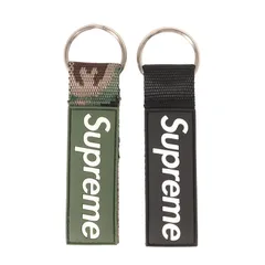 Supreme シュプリーム 23SS ウェビング キーホルダー / キーチェーン 2色セット (Webbing Keychain) / ブラック グリーンカモ / ファッション アイテム 小物【メンズ】のサムネイル
