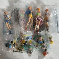 [値下げ交渉歓迎] フィギュア ワンピース ナミ ルフィ ゾロ サンジ ウソップ ハンバーグ セット デフォルメ＆リアル フルコンプ風✨ 袋入り 珍品多数 即購入OK2.7.032