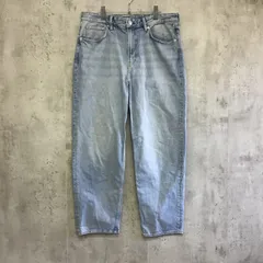 LOOSE /H&M   ルーズ/エイチアンドエム　ストレートデニムパンツ　うすいブルー　メンズ　36/32サイズ