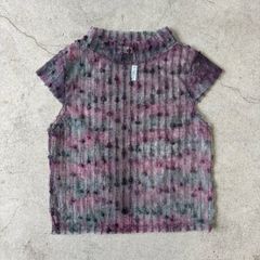 sheer tops / シアートップス 紫 #a834