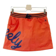 サイズ：7 LE COQ GOLF ルコックゴルフ  インナー付 スカート  オレンジ系 [240101416875] ゴルフウェア レディース ストスト