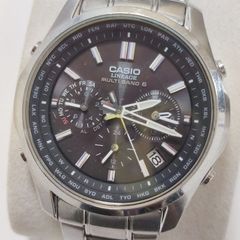 CASIO LINEAGE カシオ リニエージ LIW-M610 電波ソーラー腕時計 稼働 余りコマ付 黒文字盤