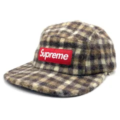 SUPREME シュプリーム 15AW Wool Plaid Camp Cap ウール チェック キャンプキャップ ブラウン ベージュ