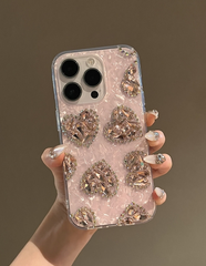 人気 スマホケース 韓国 iphone15 ケース 輝き 耐衝撃 携帯ケース iPhone全機種対応 iPhoneケース ハート キラキラ iphone11 -16ケース