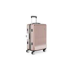 [New Trip] スーツケース キャリーケース ストッパー付き 機内持ち込み 軽量 大型 S/M/Lサイズ キャリーバッグ 耐衝撃 大容量 ファスナータイプ 静音 ダブルキャスター TSAロック 海外 旅行 ビジネス 出張 (ローズゴールド、Lサイズ  0
