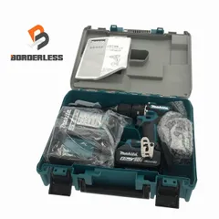 ☆未使用品☆ makita マキタ 18V 充電式震動ドライバドリル HP487DRGX バッテリ2個(18V 6.0Ah) 充電器 ケース付き 112789のサムネイル