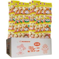 野村 のむら 4連ミレービスケット （幼児用 ノンフライ）10個セット（1ケース）（小袋40袋入り）おやつ