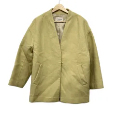 United Arrows GREEN LABEL RELAXING(ユナイテッドアローズ グリーンレーベル) コート サイズ38 M レディース - イエローグリーン 長袖/冬