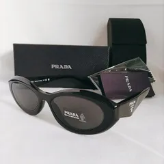 未使用美品PRADA⭐︎ロゴサングラスブラック プラダ PRADA PRADA サングラス SPR 24Z ロゴ （1AB-0A7