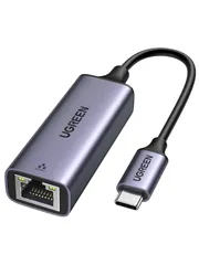 【新品】Asus Lenovo MacBook 3搭載 Thunderbolt Acer ギガビットイーサネット RJ45 to Dell USB-C USB-C 1000Mbps高速 XPSなどに対応 OTG機能対応 LAN LAN グレー Type-C 有