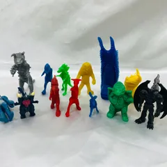 A【まとめ売り】 当時モノ 古代怪獣 キングザウルス3世 ツインテール ウルトラマン  ポリ製人形 円谷プロ 希少 レア 希少