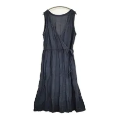 ネストローブ リネンカシュクールワンピース ノースリーブワンピース