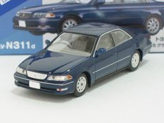 トヨタ マークII 2.5 グランデ 98年式（紺）LV-N311d【トミーテック社1/64ミニカー】【トミカの時】