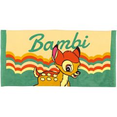 コンパクト バス タオル 50×104cm キャラクター 子供 TOB100 スケーター ディズニー レトロ バンビ 男の子 女の子 Disney