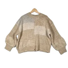 Ungrid アングリッド 長袖ニット アクリル ホワイト レディース F【古着】【中古】【送料無料】