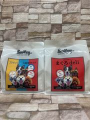 ☆アウトレット☆送料無料【Smiley スマイリー】3種類セット チキン･ポーク･まぐろ/1.5kg（各500g 1.5k）とまぐろdeli（各500g 1.5k）の2袋セット