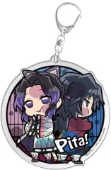【中古】雑貨 義勇＆しのぶ ぴた!でふぉめ アクリルキーホルダーぷらす 「鬼滅の刃」