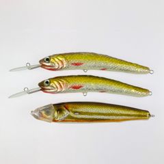 ▽▽誠ミノー ハンドメイドルアー 3個まとめ 約11.5cm ▽▽誠ミノー ハンドメイドルアー 3個まとめ 約11.5cmの通販 by