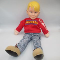 Rare! 90's 1991 HOME ALONE Kevin Talking Christmas New York Figurine Doll Plush Toy Vintage