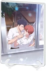 【中古】アクリルスタンド・アクリルパネル 01.キービジュアル(公式イラスト) アクリルアートボード(A5サイズ) 「マスク男子は恋したくないのに」