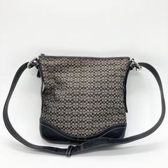 COACH コーチ ショルダーバッグ シグネチャー キャンバス×レザー 牛革 肩がけ 斜めがけ レディース