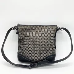 COACH コーチ ショルダーバッグ シグネチャー キャンバス×レザー 牛革 肩がけ 斜めがけ レディース