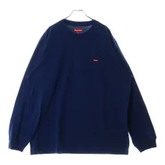 SUPREME (シュプリーム) 24AW Small Box L/S Tee スモール ボックス ロゴ 長袖 Tシャツ ブルー