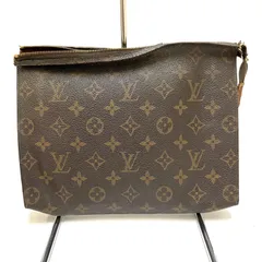 ✨最終値下げ✨＊LOUIS VUITTON＊ ルイ·ヴィトン モノグラムセカンドバック ポーチ ポシェット   ブラウン　現状渡し☽＃