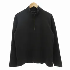 プラステ PLST ハーフジップトレーナー スウェット ハイネック 長袖 L 黒 ブラック /GVのサムネイル
