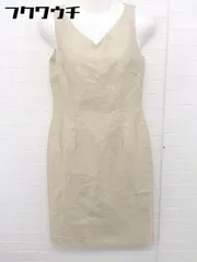 ◇ ANAYI アナイ ノースリーブ 膝丈 ワンピース サイズM ベージュ レディース  【中古】 【1108120000845】のサムネイル