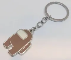 アモングアス　ブラウン　キーリング　キーホルダー　ロック　アメリカン雑貨