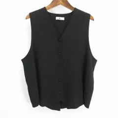 #a Ts コレクション 詩仙堂 ヒトシタムラ ベスト ジレ 黒 ちりめん 縮緬 無地 日本製 和風 和装 和服 レディース 928441 k01