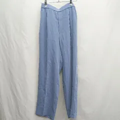 ◇ Θ BEAUTY&YOUTH ビューティ&ユース ウエスト後ろ部分にゴム入り スラックス サイズ S ブルー系 レディース E  【1410290054345】