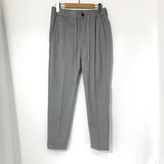 WJK ダブルジェイケイ イージースラックスパンツ ピンタック 5198mj83f テーパードシルエット メンズ Mサイズ グレー ボトムス A14046◆のサムネイル