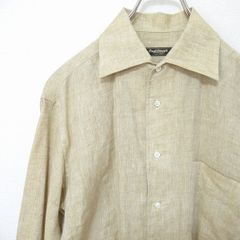 ポール・スチュアート PaulStuart リネン 長袖 シャツ カジュアルシャツ s946940ss