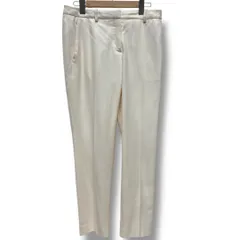 Theory セオリー ウールクロップド パンツ TREECA4J LIGHT SAXONY2 スラックス 0306414 日本製 ホワイト 白 サイズ2 レディース 春 ゴーゴー古着久喜倉庫店 18 NO.352