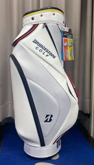 新品未使用】 BRIDGESTONE GOLF キャディバッグ 白黒 9型 - メルカリ
