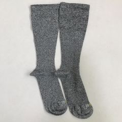 Ja-vie　ジャヴィ　綿混着圧ハイソックス　抗菌防臭加工　グレー　M　23～25㎝のサムネイル