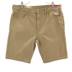 未使用 Levi's リーバイス 405 スタンダード ショートパンツ W36 ベージュ ビッグサイズ メンズ 古着