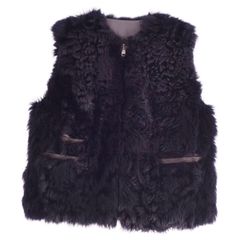 美品 ブルネロクチネリ BRUNELLO CUCINELLI ベスト ムートン