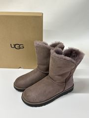 【展示品】 UGG 1016418 アグ レディース クラシック カフ ショート ブーツ W CLASSIC CUFF SHORT STOMY GREY US8 25cm