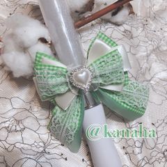 ❤︎ギンガムチェック❤︎ キンブレ ペンラ りぼん