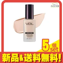 VDL カバーステイン パーフェクティングファンデーション A02ナチュラルオークル01 30mL 5個セット まとめ売り