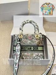 【今日WTO】Dior Lady D - Lite 刺繍バッグ スターモデル版（Dior Lady D - Lite Embroidered Bag Star Model Version）-WTO輸入1-JBQ35